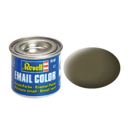 nato-oliv, matt RAL 7013 14 ml-Dose, Revell Modellbau-Farbe auf Kunstharzbasis