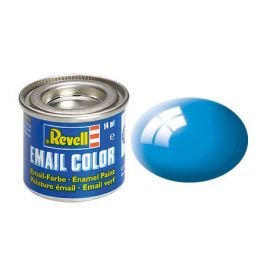 lichtblau, glänzend RAL 5012 14 ml-Dose, Revell Modellbau-Farbe auf Kunstharzbasis