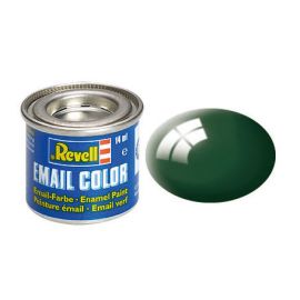 moosgrün, glänzend RAL 6005 14 ml-Dose, Revell Modellbau-Farbe auf Kunstharzbasis