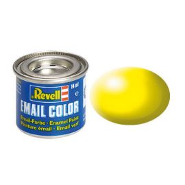 leuchtgelb, seidenmatt RAL 1026 14 ml-Dose, Revell Modellbau-Farbe auf Kunstharzbasis