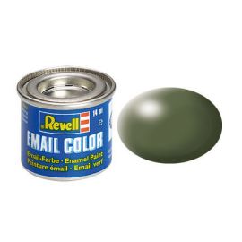 olivgrün, seidenmatt RAL 6003 14 ml-Dose, Revell Modellbau-Farbe auf Kunstharzbasis