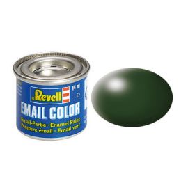 dunkelgrün, seidenmatt RAL 6020 14 ml-Dose, Revell Modellbau-Farbe auf Kunstharzbasis