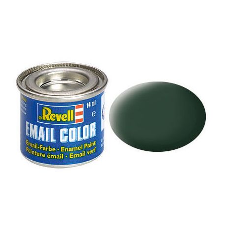 dunkelgrün, matt RAF 14 ml-Dose, Revell Modellbau-Farbe auf Kunstharzbasis