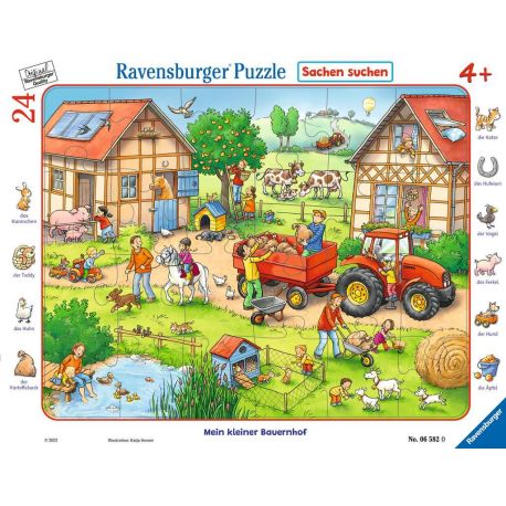 Ravensburger 6582 Puzzle Mein kleiner Bauernhof 24 Teile