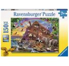 Ravensburger 10038 Puzzle Unterwegs mit der Arche 150 Teile XXL