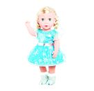 Puppen-Kleid   Eisprinzessin  , Gr. 35-45 cm