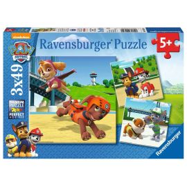 Ravensburger 9239 Puzzle Team auf 4 Pfoten 3 X 49 Teile