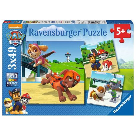 Ravensburger 9239 Puzzle Team auf 4 Pfoten 3 X 49 Teile