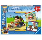 Ravensburger 9369 Puzzle Helden mit Fell 3 X 49 Teile
