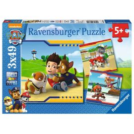 Ravensburger 9369 Puzzle Helden mit Fell 3 X 49 Teile