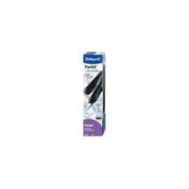 Pelikan Twist® structure Füller für Rechts- und Linkshänder, Black, Feder M, Faltschachtel