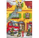 Schmidt Spiele Kinderpuzzle Feuerwehr und Polizei, 3x24 Teile