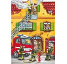 Schmidt Spiele Kinderpuzzle Feuerwehr und Polizei, 3x24 Teile