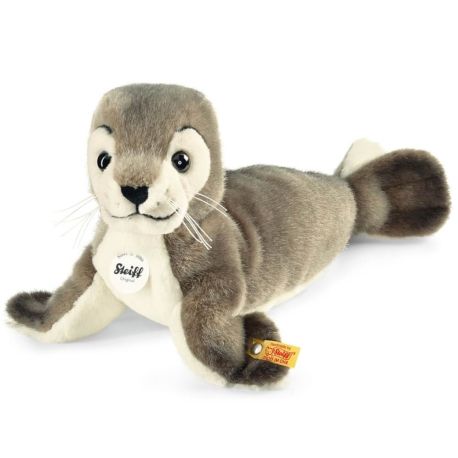 Steiff Robby Seehund, grau weiß, 30 cm