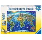 Ravensburger 12722 Puzzle Große, weite Welt 200 Teile XXL