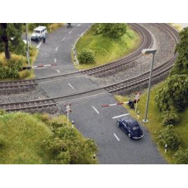 H0 Bahnschranken mit Andreaskreuz