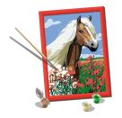 Ravensburger CreArt 28652 - Haflinger - Malen nach Zahlen Pferde für Kinder ab 7 Jahre