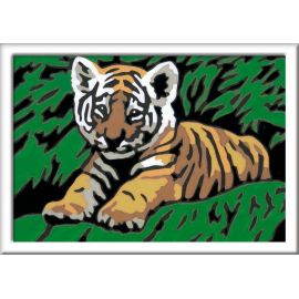 Ravensburger CreArt 29605 - Süßer Tiger - Malen nach Zahlen Tiger für Kinder ab 9 Jahre