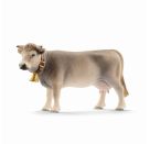 schleich® Farm World Bauernhoftiere - 13874 Braunvieh Kuh, ab 3 Jahre