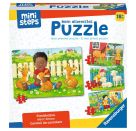 Ravensburger 04535 ministeps® Puzzle: Mein allererstes Puzzle: Streichelzoo 2 3 4 Teile