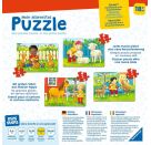 Ravensburger 04535 ministeps® Puzzle: Mein allererstes Puzzle: Streichelzoo 2 3 4 Teile
