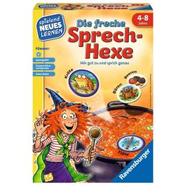 Ravensburger 24944 - Die freche Sprech-Hexe - Spielen und Lernen für Kinder, Lernspiel für Kinder ab 4 Jahren, Spielen