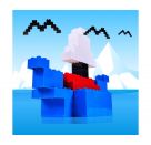 Blox 100 blaue 8er Steine in Dose