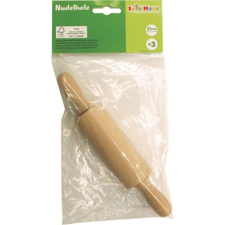 SpielMaus Küche Nudelholz klein für Kinder, ca. 21 cm