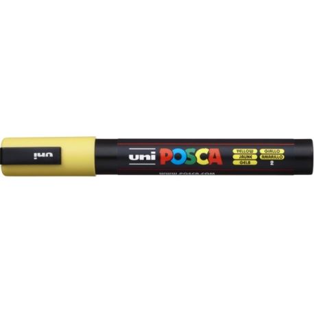 Marker uni POSCA PC-5M gelb