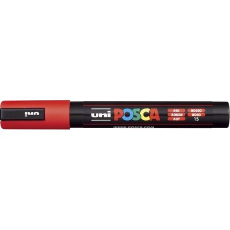 Marker uni POSCA PC-5M rot