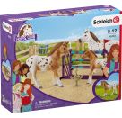 schleich® Horse Club - 42433 Lisas Turnier-Training mit Appaloosa Familie, ab 3 Jahre