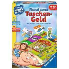 Ravensburger 24996 - Rund ums Taschengeld - Spielen und Lernen für Kinder, Lernspiel für Kinder ab 6-10 Jahren, Spiele