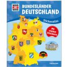 WAS IST WAS Stickeratlas Bundesländer Deutschland
