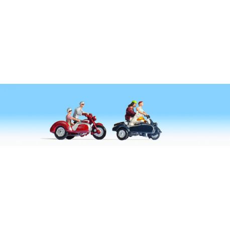 H0-Motorradfahrer