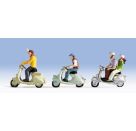 H0 Motorrollerfahrer