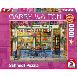 Schmidt Spiele Puzzle Garry Walton Buchhandlung, 1000 Teile