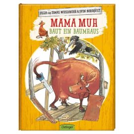 Mama Muh baut ein Baumhaus
