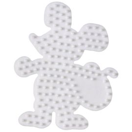 Hama®Bügelperlen Midi - Stiftplatte Maus.