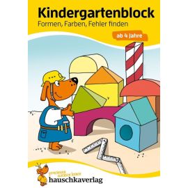 Kindergartenblock - Formen, Farben, Fehler finden ab 4 Jahre. Ab 4 Jahre., sortiert