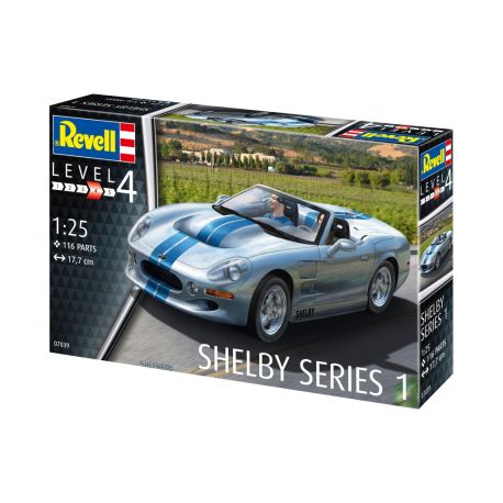 REVELL 07039 Modellbausatz Shelby Series I 1:25, ab 12 Jahre