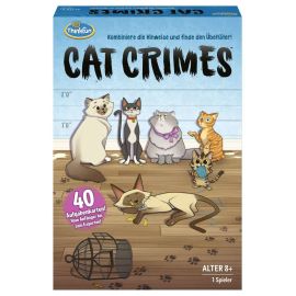 ThinkFun - 76366 - Cat Crimes - Das flauschige und freche Kombinations- und Deduktionsspiel mit Katzen. Finde den Übel