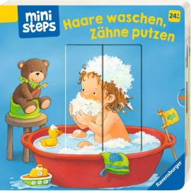 ministeps: Haare waschen, Zähne putzen
