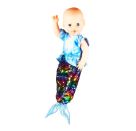 Puppen-Outfit Meerjungfrau Ava mit Wendepailletten, Gr. 28-35 cm