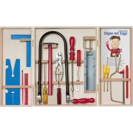 PEBARO Qualitäts-Laubsägeschrank, 24 Teile