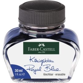 Tintenglas Königsblau löschbar 30 ml