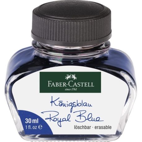 Tintenglas Königsblau löschbar 30 ml