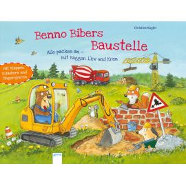Kugler, Christine: Benno Bibers Baustelle  Alle packen an, mit Bagger, Lkw und