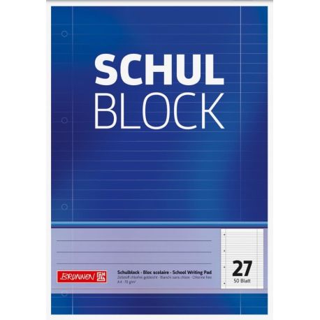 BRUNNEN 1052527  Schulblock