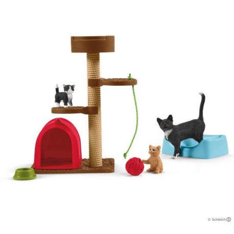 schleich® Farm World 42501 Spielspaß für niedliche Katzen