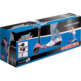 New Sports 3-Wheel Scooter Rosa, 120 mm, ABEC 7